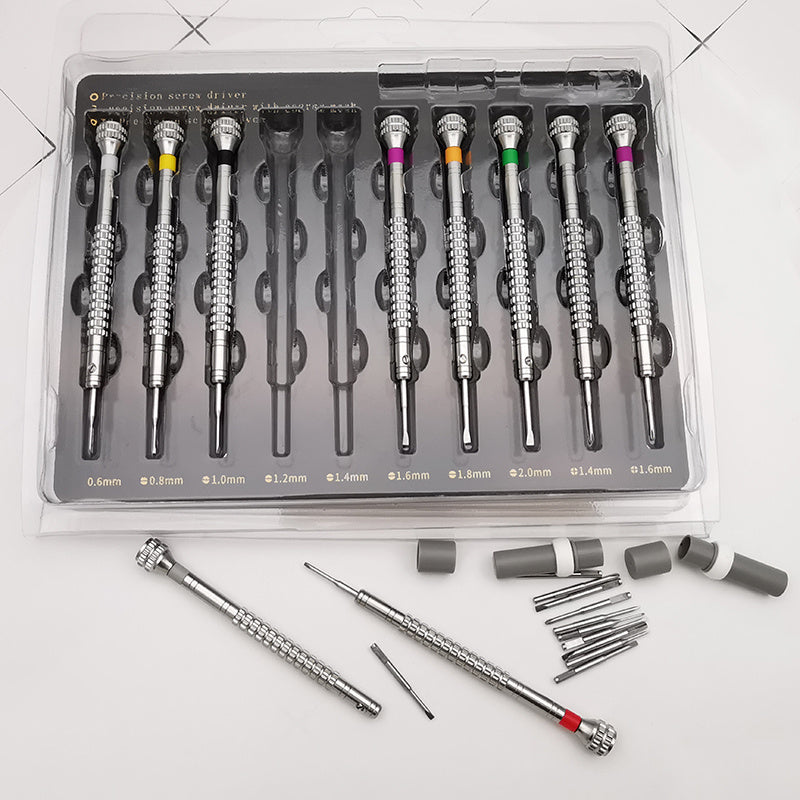 Precision Screwdriver Set For Repairing Watches And Clocks