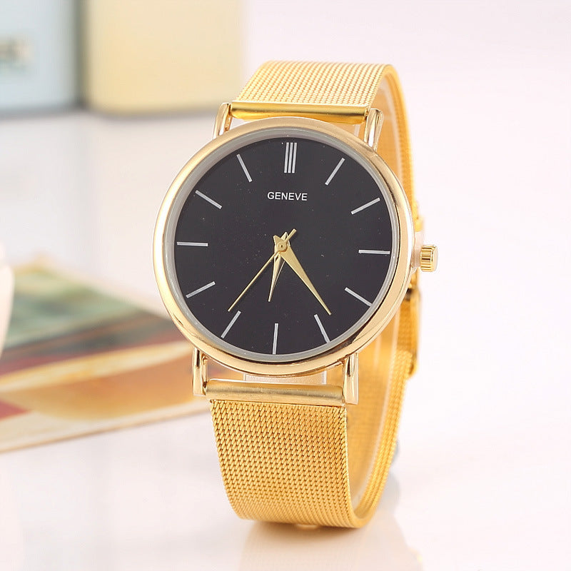 Alloy alloy strap watch