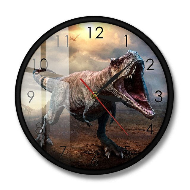 Dinosaur Tyrannosaurus Roar Wall Clock