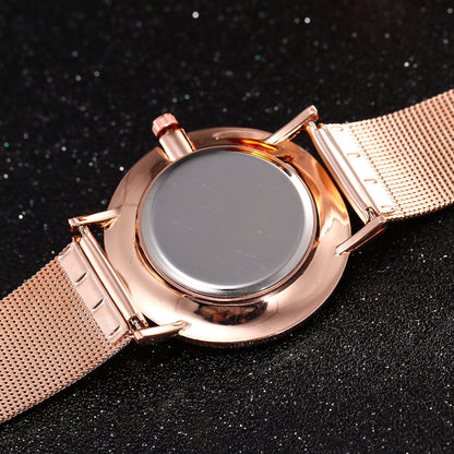 Alloy alloy strap watch