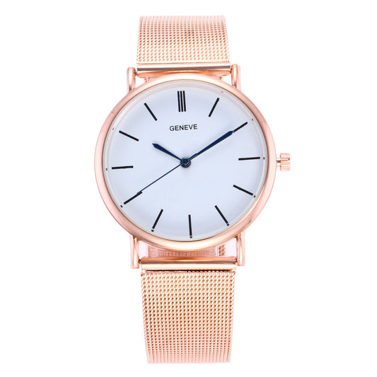 Alloy alloy strap watch