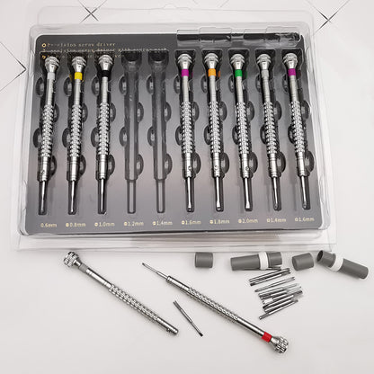Precision Screwdriver Set For Repairing Watches And Clocks