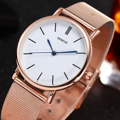 Alloy alloy strap watch