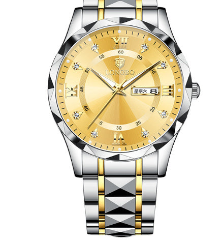 Waterproof Luminous Dual Calendar Watch