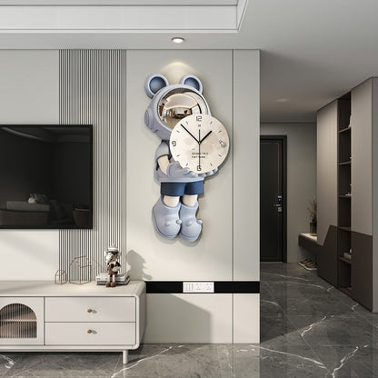 Astronaut Clock Wall Clock Living Room Modern Home