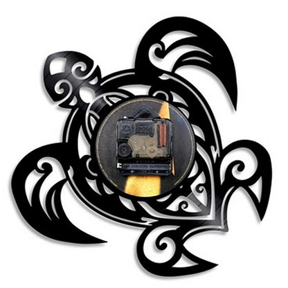 Vinyl record wall clock