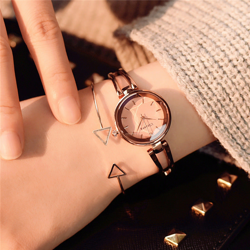 Fashion students simple casual Bracelet Watch