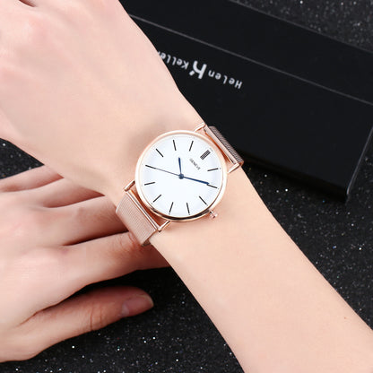 Alloy alloy strap watch