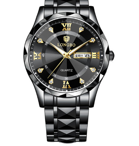 Waterproof Luminous Dual Calendar Watch