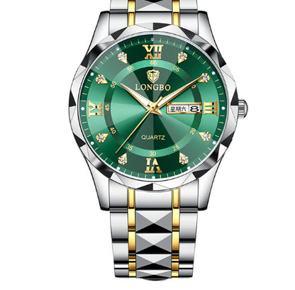 Waterproof Luminous Dual Calendar Watch