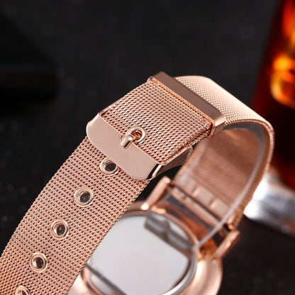 Alloy alloy strap watch