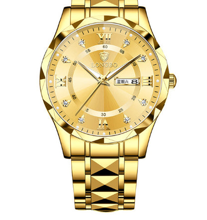 Waterproof Luminous Dual Calendar Watch