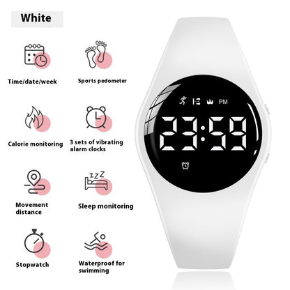 Simple Waterproof Vibration Alarm Clock Middle School Student Sports Watch