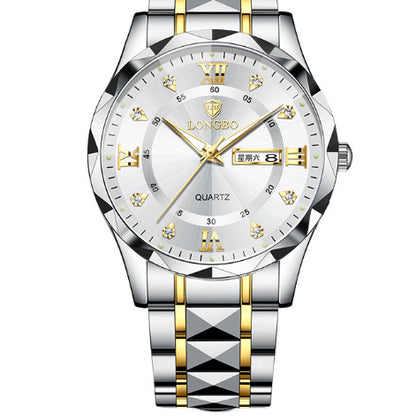 Waterproof Luminous Dual Calendar Watch